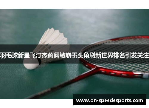 羽毛球新星飞汀杰蔚阀敏崭露头角刷新世界排名引发关注