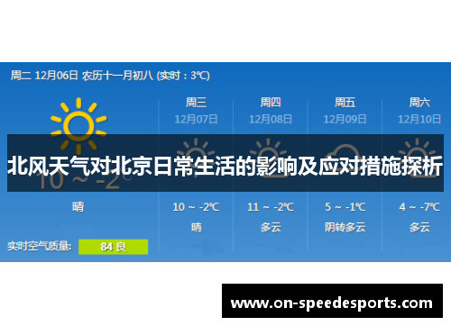北风天气对北京日常生活的影响及应对措施探析